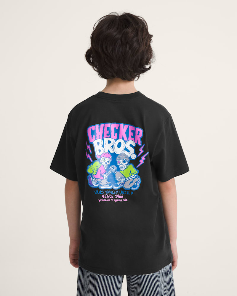 Детские футболки Vans Kids Checker Bros T-Shirt — фото 4