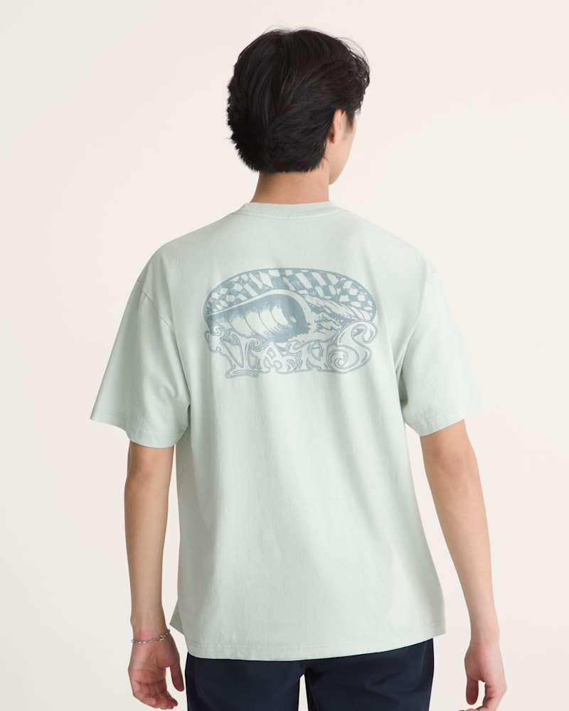 Детские футболки Vans Check Overhead T-Shirt — фото 4