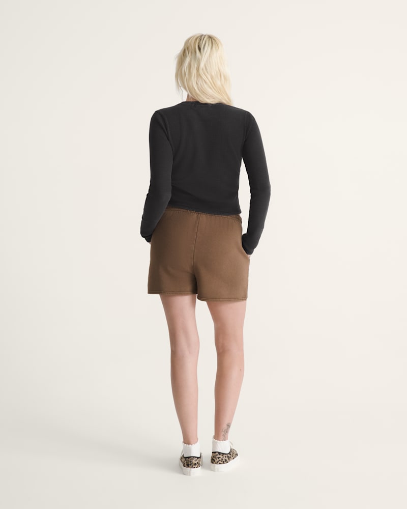 Женские брюки Vans Salton Washed Fleece Short — фото 5