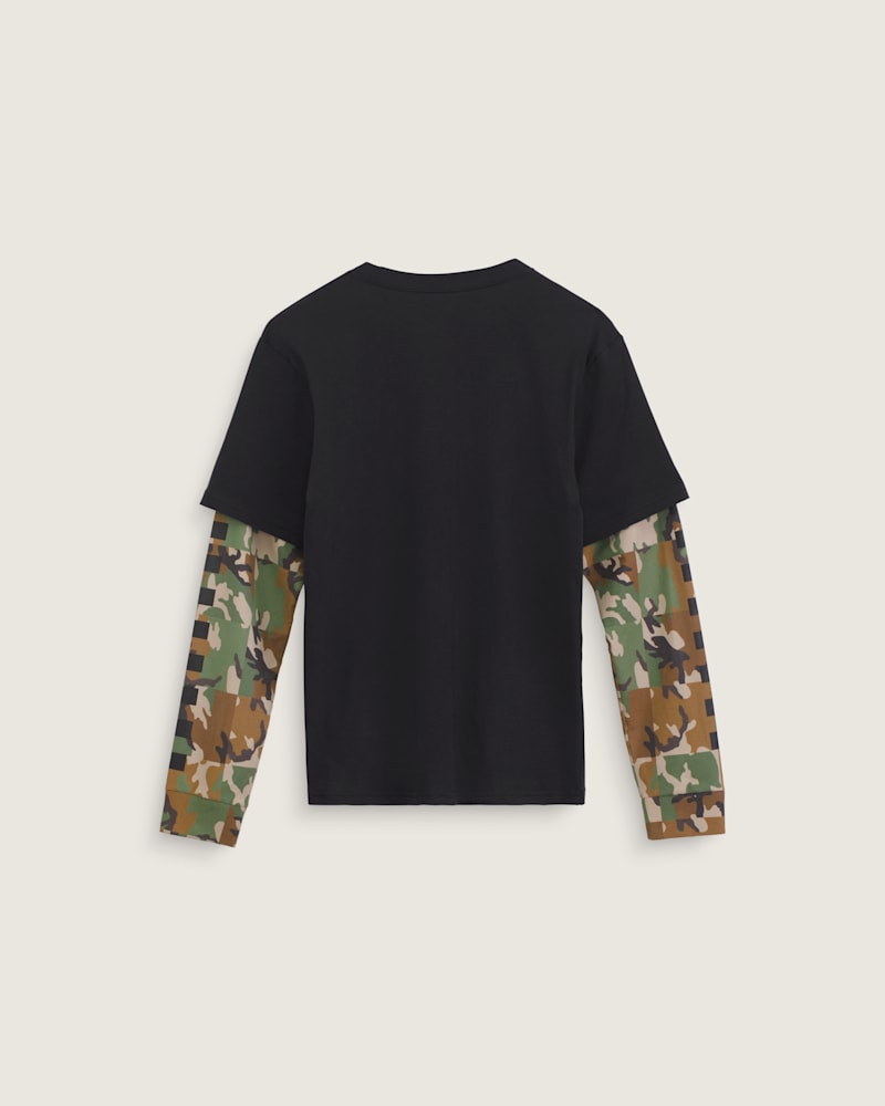 Женские рубашки Vans Kids Camo Twofer Shirt — фото 2