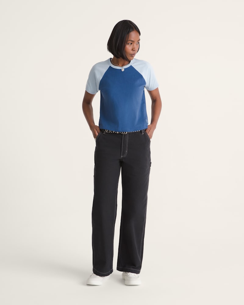 Женские брюки Vans Chore Mid Rise Straight Pants — фото 4