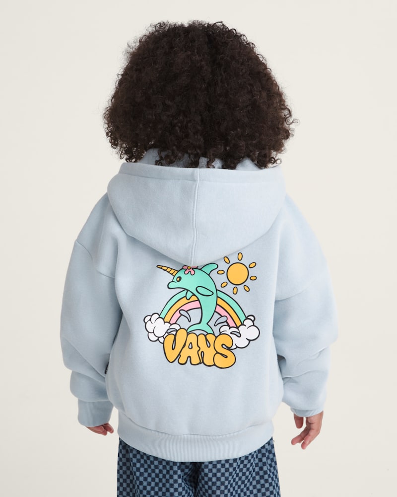 Детские худи Vans Little Kids Flippercorn Zip — фото 4