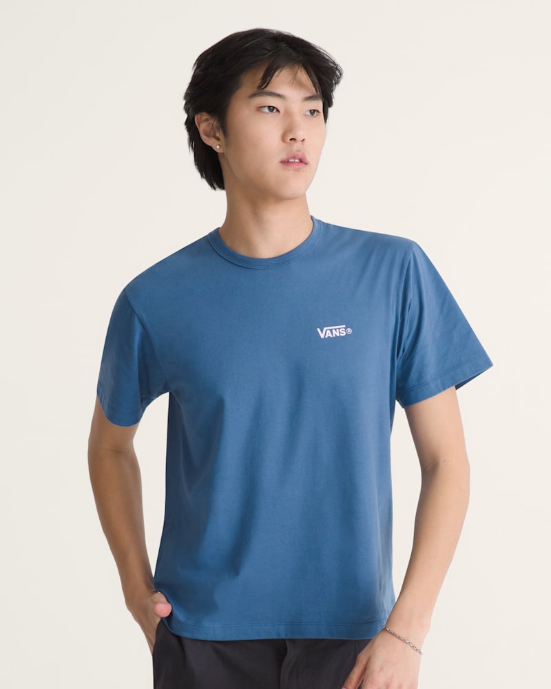 Детские футболки Vans Left Chest Logo Shrunken T-Shirt — фото 3