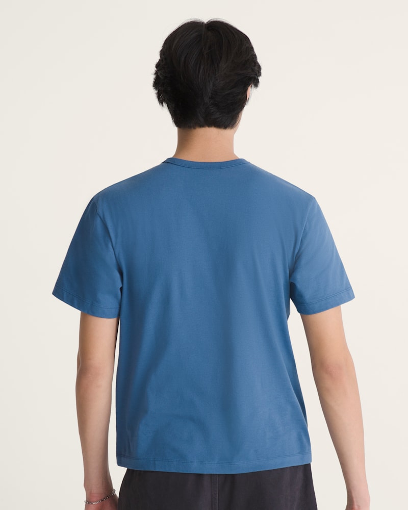 Детские футболки Vans Left Chest Logo Shrunken T-Shirt — фото 4