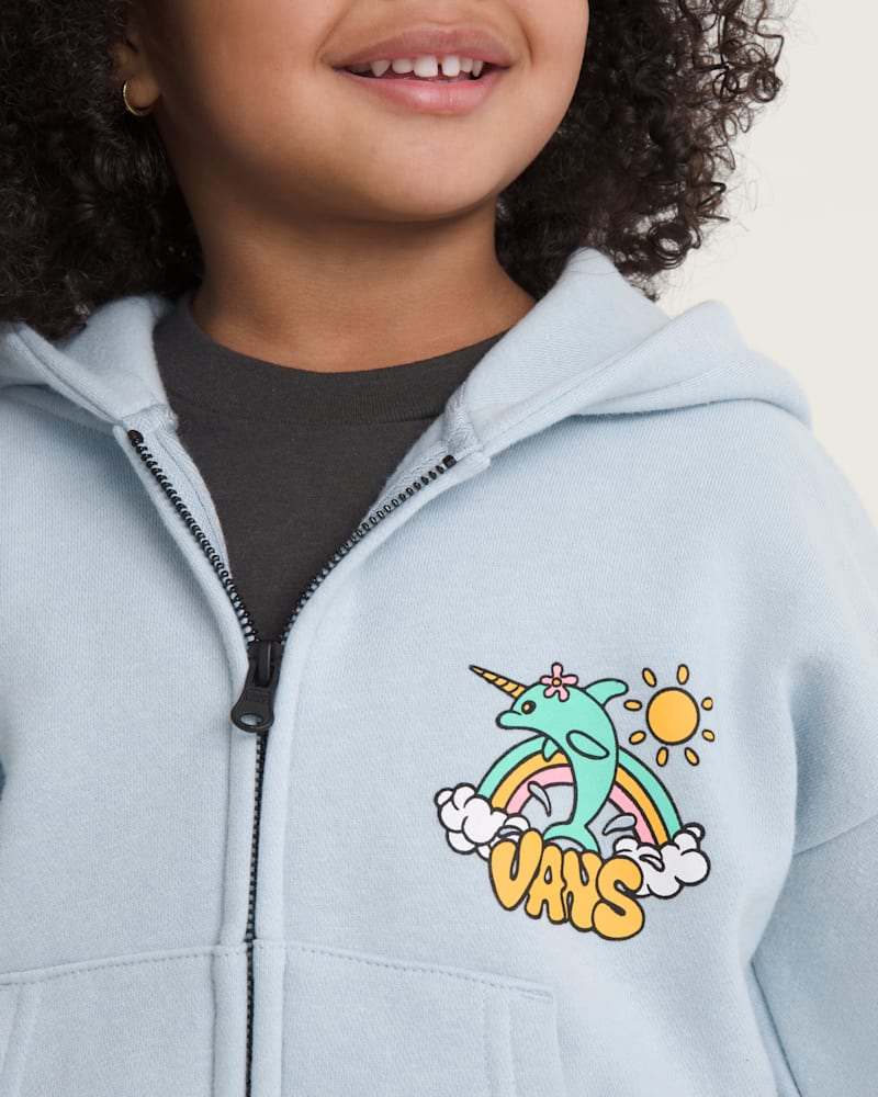 Детские худи Vans Little Kids Flippercorn Zip — фото 5
