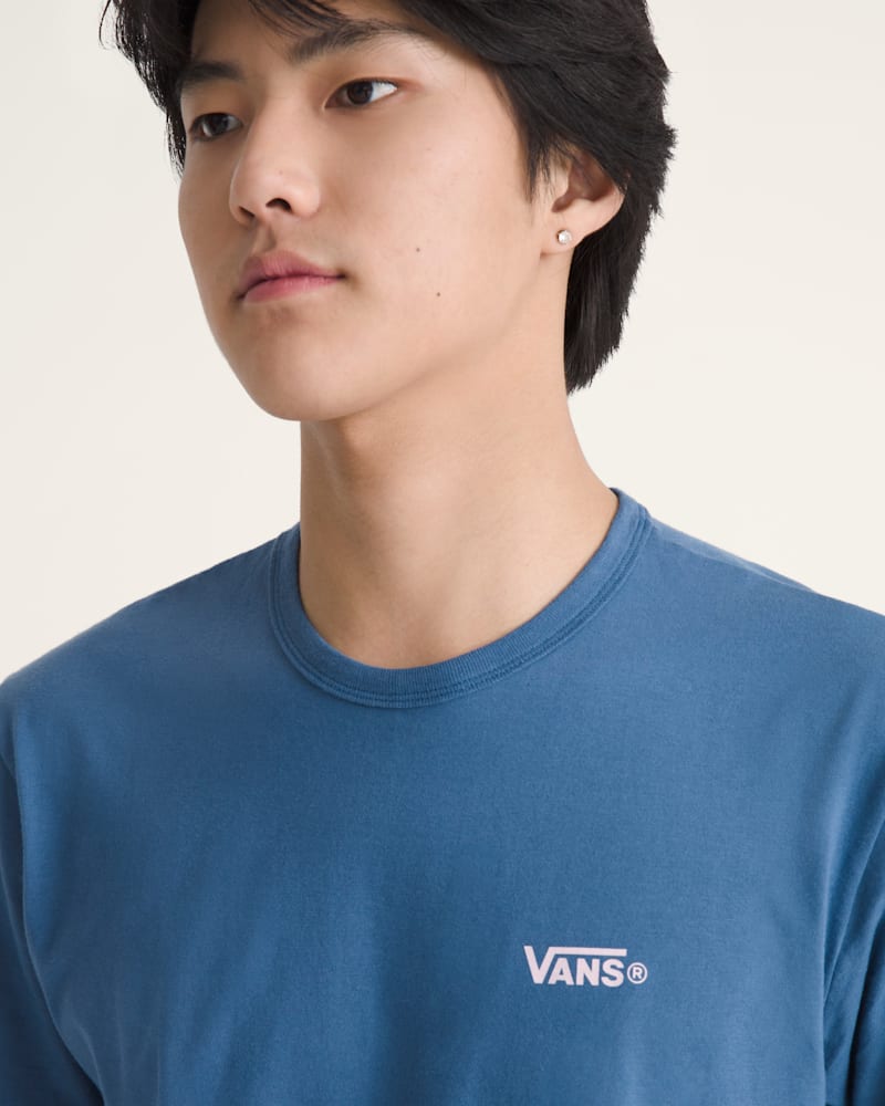 Детские футболки Vans Left Chest Logo Shrunken T-Shirt — фото 5