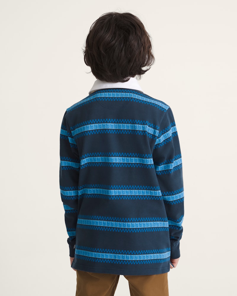 Мужские рубашки Vans Kids V Rugby Long Sleeve Shirt — фото 4