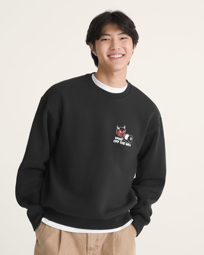 Детские худи Vans Old Scratch Crew Sweatshirt — фото 3
