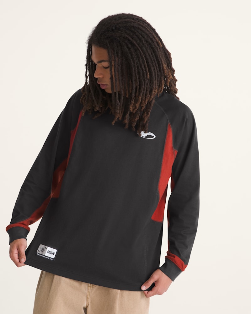 Мужские футболки Vans Retro Sport Long Sleeve T-Shirt — фото 3