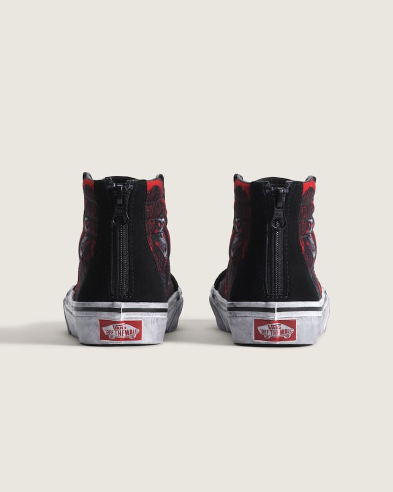 Женские кроссовки Vans Little Kids Sk8-Hi Zip Halloween Shoe — фото 4