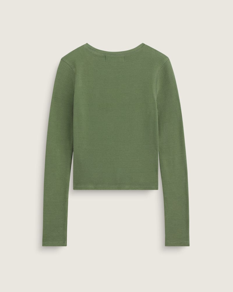 Мужские рубашки Vans Teri Waffle Long Sleeve Shirt — фото 2