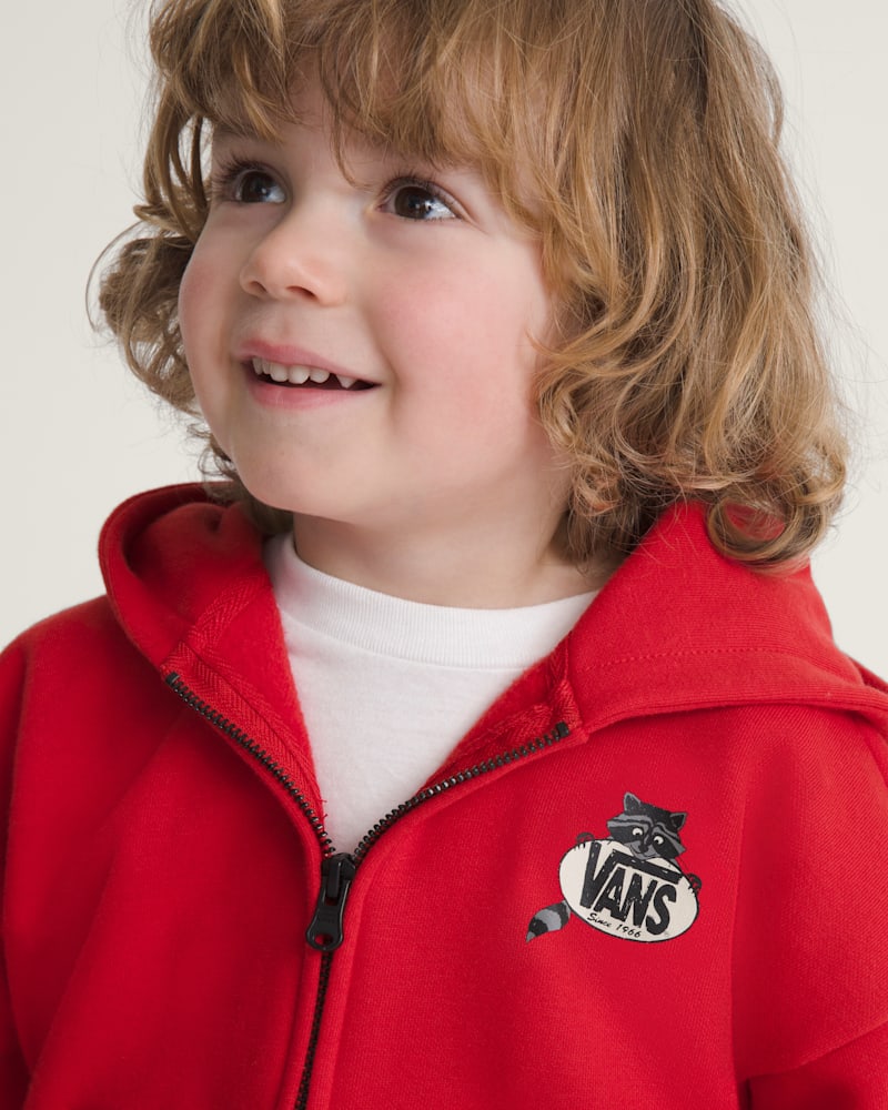 Детские худи Vans Little Kids Dumpster Raccoon Zip — фото 5