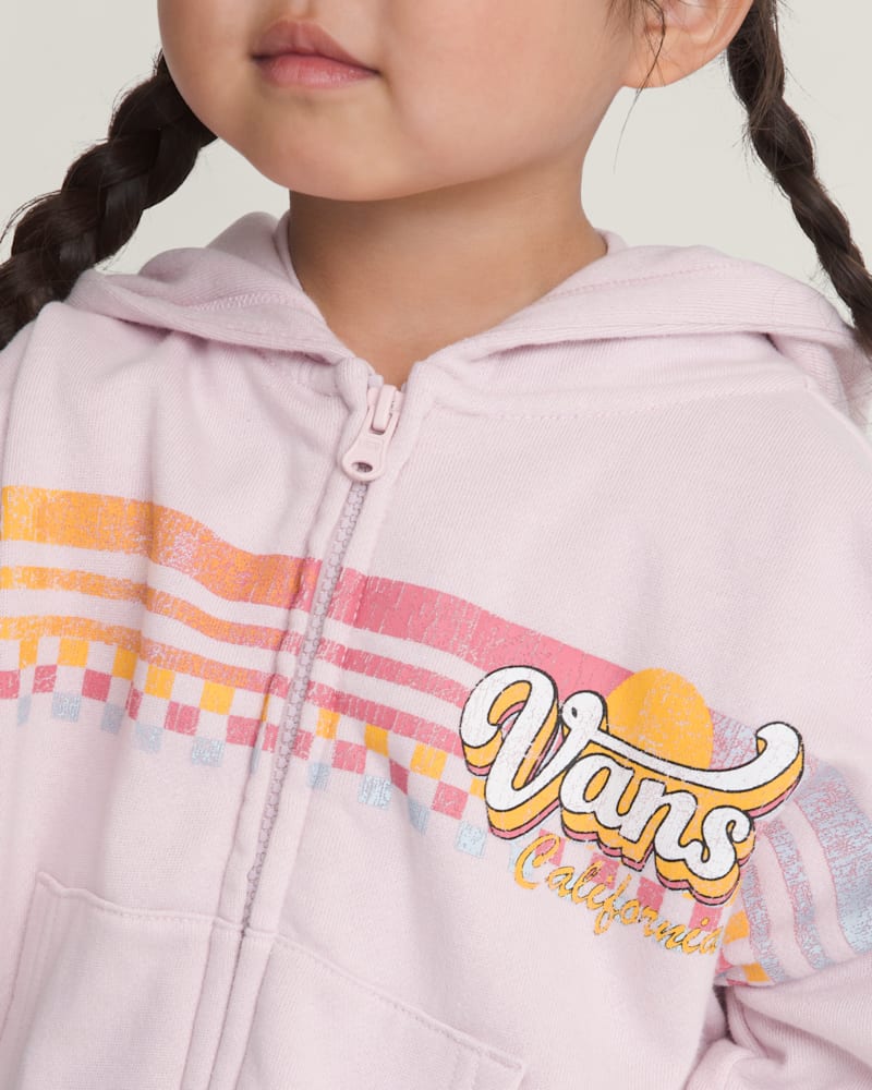Детские худи Vans Little Kids Vans Sun Zip — фото 5