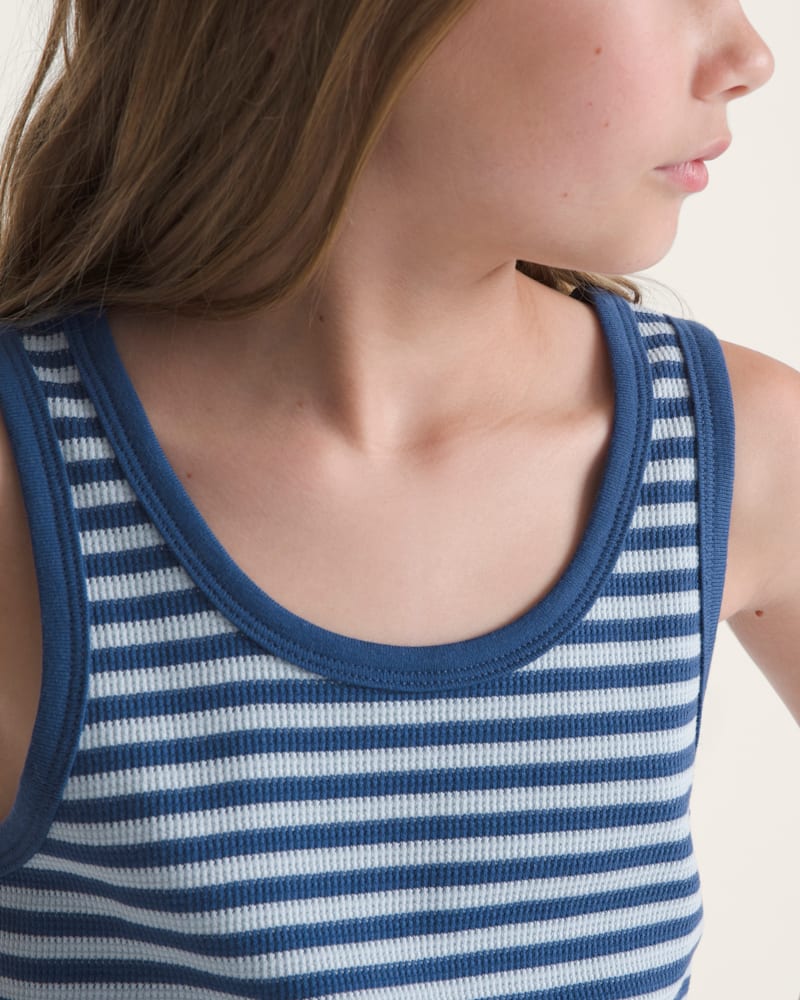 Детские кроссовки Vans Kids Lilly Stripe Tank — фото 5