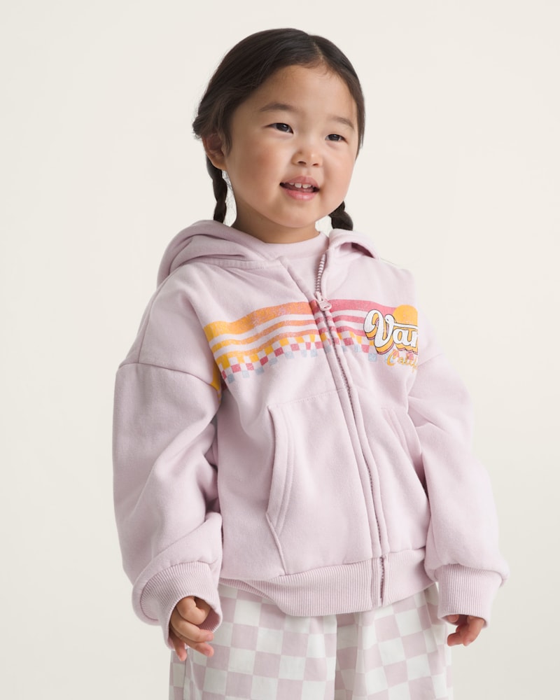 Детские худи Vans Little Kids Vans Sun Zip — фото 3