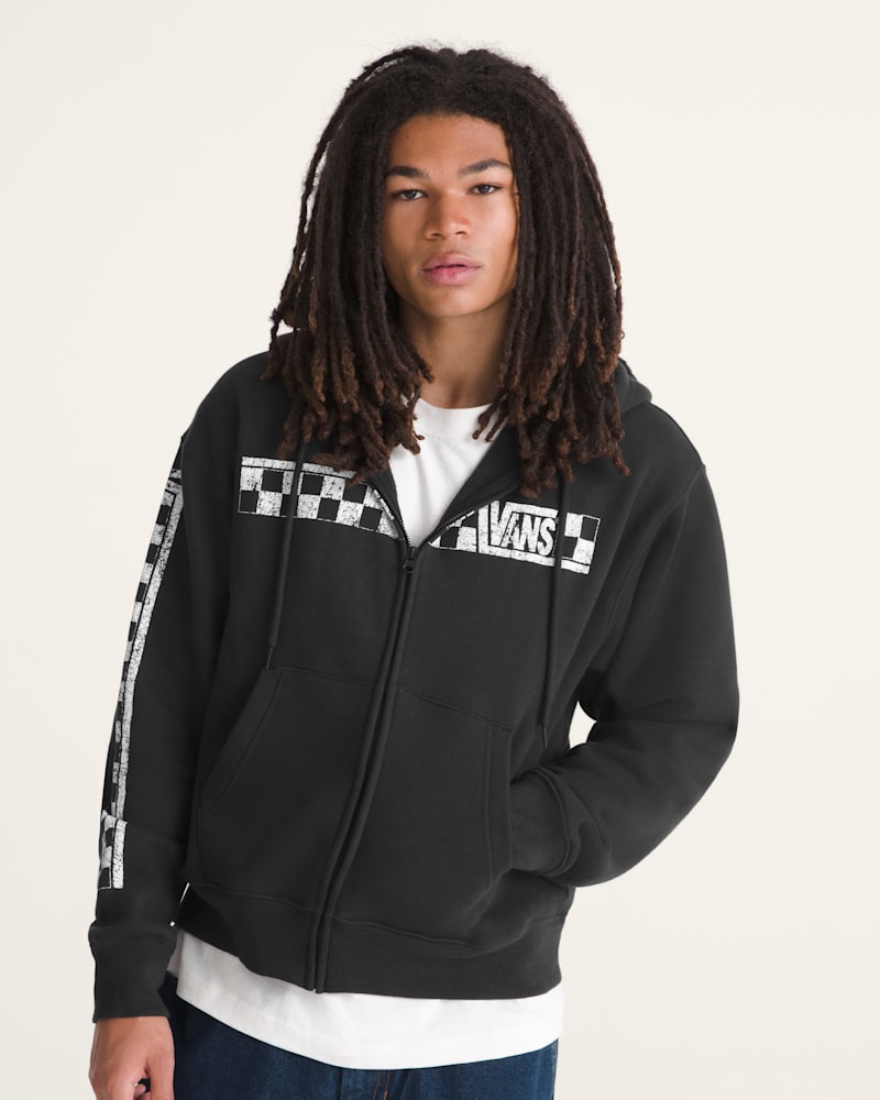 Мужские худи Vans Racing Full Zip — фото 3