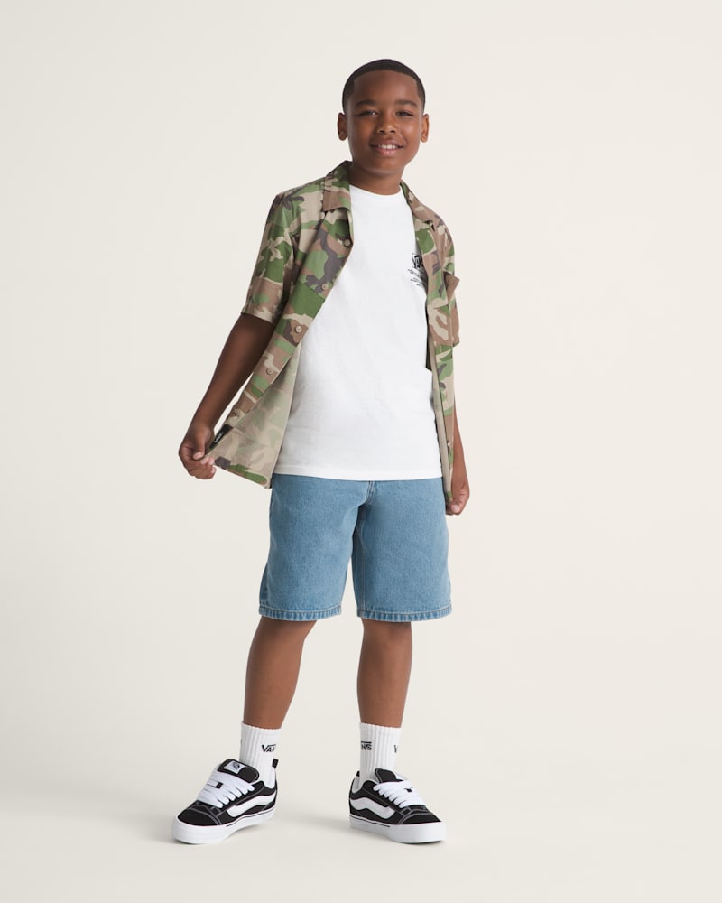 Детские шорты Vans Kids Check-5 Baggy Denim Shorts — фото 4