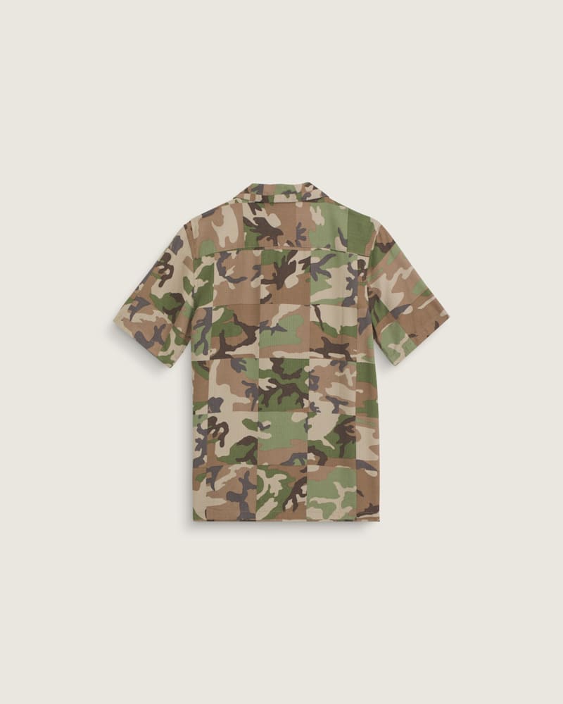 Мужские рубашки Vans Kids Checkerboard Camp Shirt — фото 2