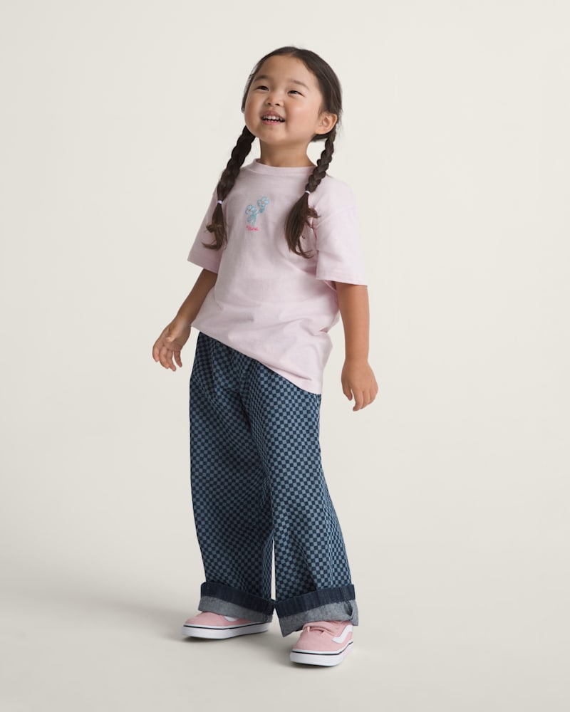 Детские брюки Vans Little Kids Eunice Elastic Denim Pants — фото 4