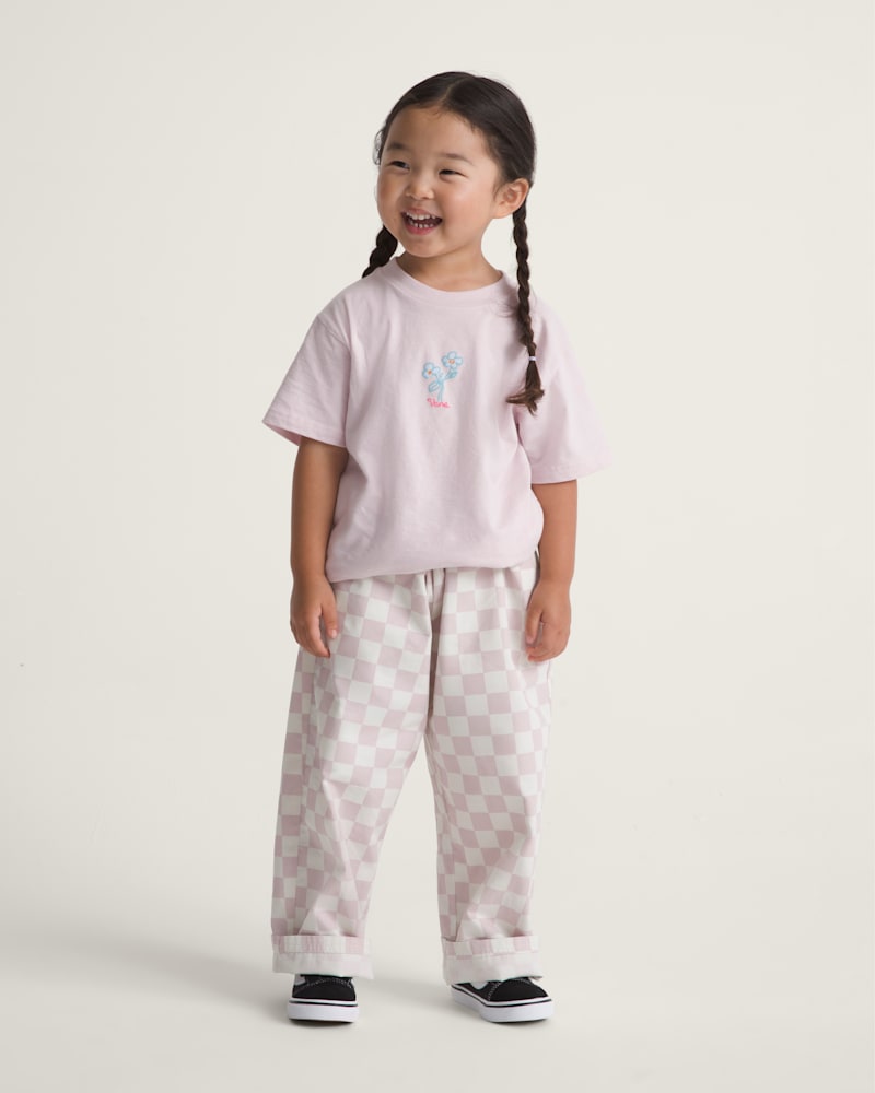 Детские брюки Vans Little Kids Lili Elastic Waist Checkerboard Pant — фото 4