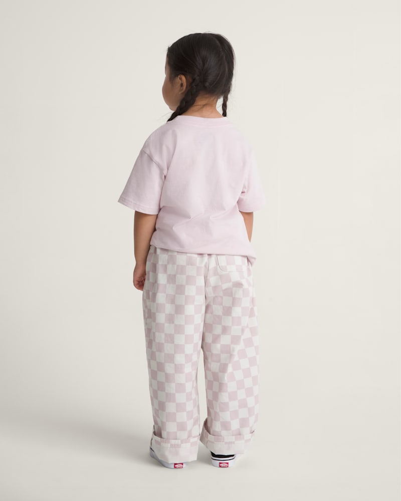 Детские брюки Vans Little Kids Lili Elastic Waist Checkerboard Pant — фото 5