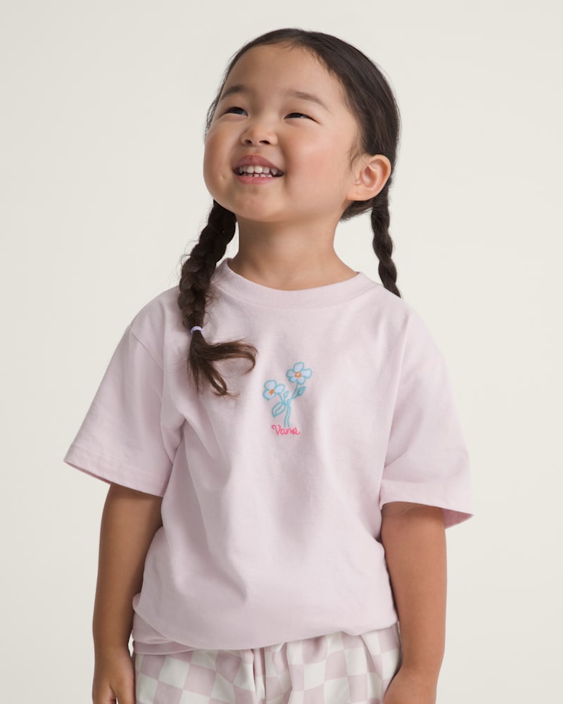 Детские футболки Vans Little Kids Little Flower T-Shirt — фото 3