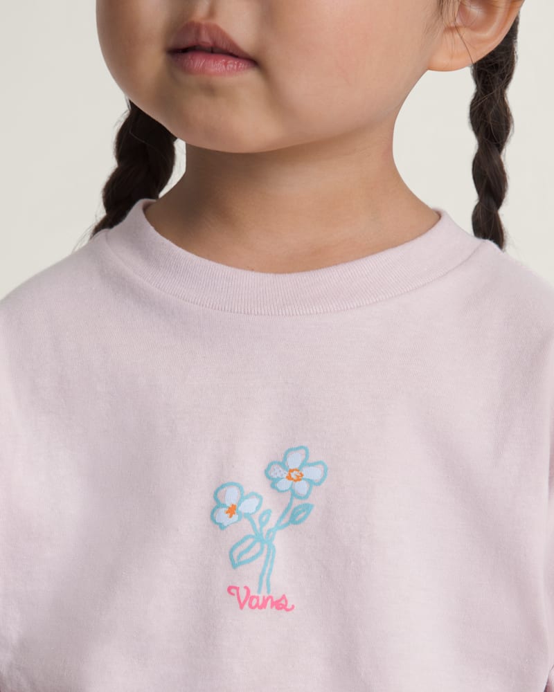 Детские футболки Vans Little Kids Little Flower T-Shirt — фото 5