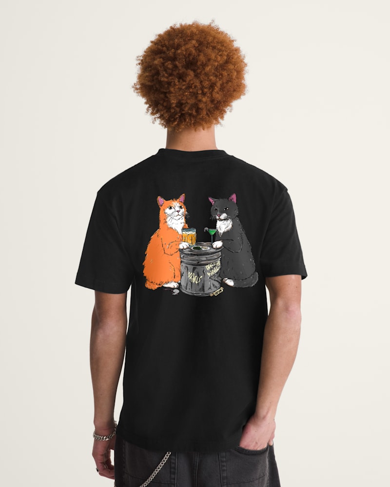 Женские футболки Vans Alley Cat Aperitivo T-Shirt — фото 4
