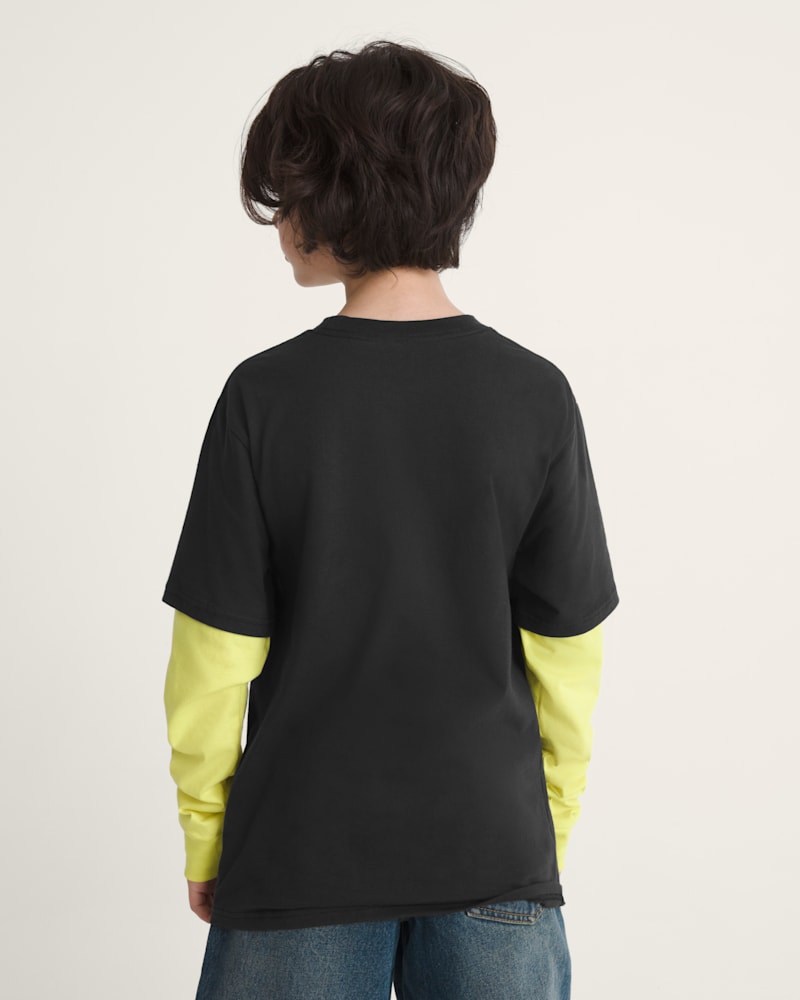 Женские рубашки Vans Kids Arm Bones Twofer Shirt — фото 4