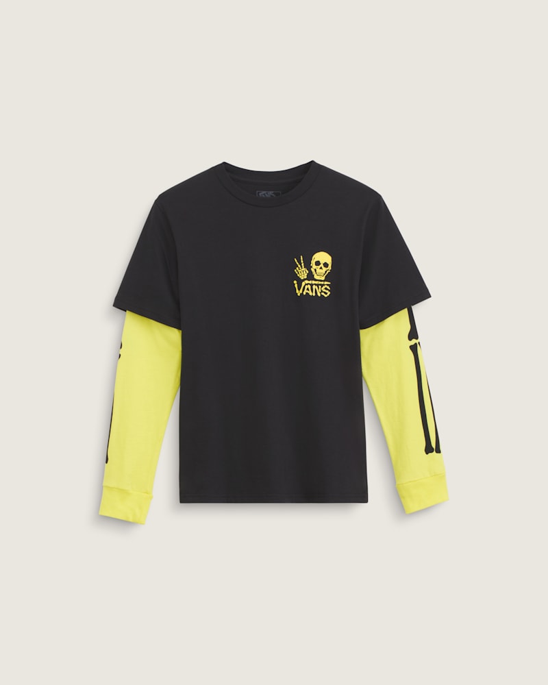 Женские рубашки Vans Kids Arm Bones Twofer Shirt