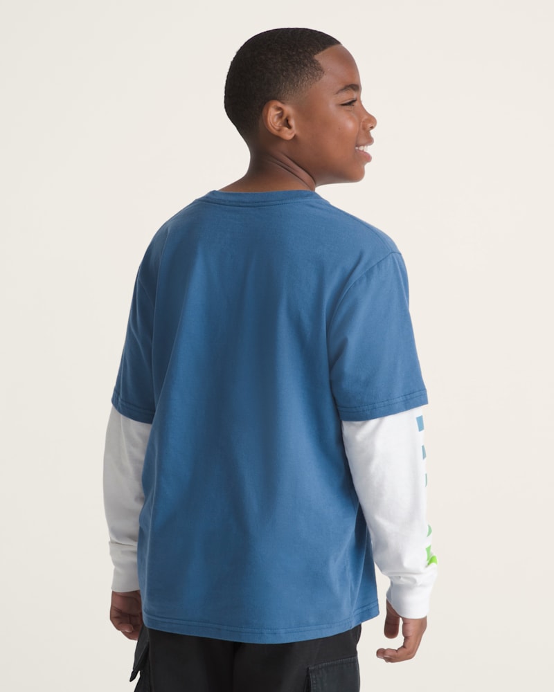 Детские рубашки Vans Kids Twofer Long Sleeve Shirt — фото 4