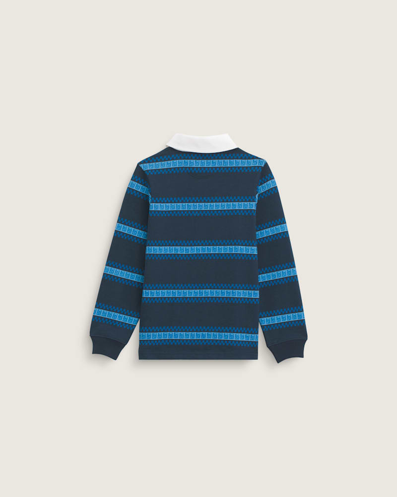 Детские рубашки Vans Little Kids V Rugby Long Sleeve Shirt — фото 2