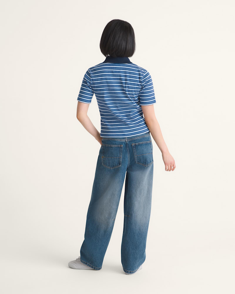 Детские брюки Vans Check-5 Mid Rise Barrel Pants — фото 5