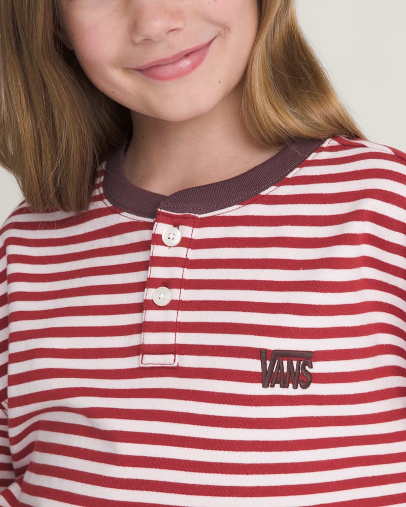 Детские топы Vans Kids Molley Long Sleeve Henley — фото 5