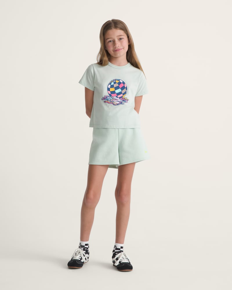 Детские брюки Vans Kids Script Fleece Short — фото 4