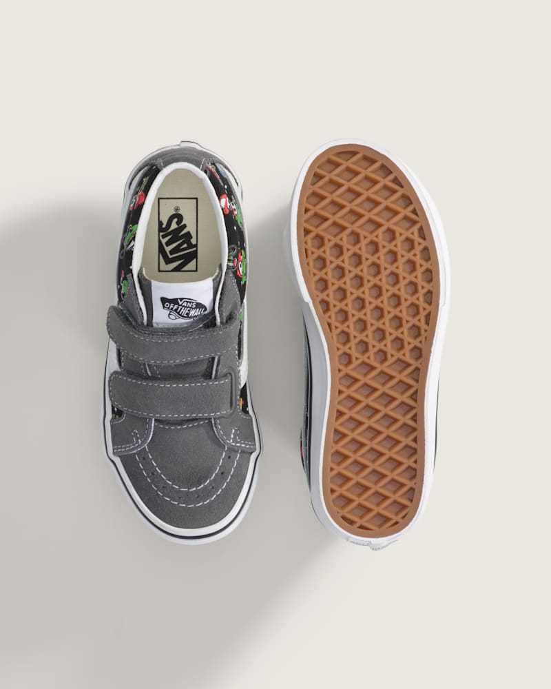 Детские кроссовки Vans Little Kids Sk8-Mid V Shoe — фото 4