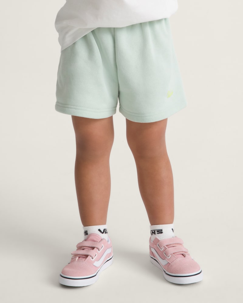 Детские кроссовки Vans Little Kids Script Logo Sweatshort — фото 3