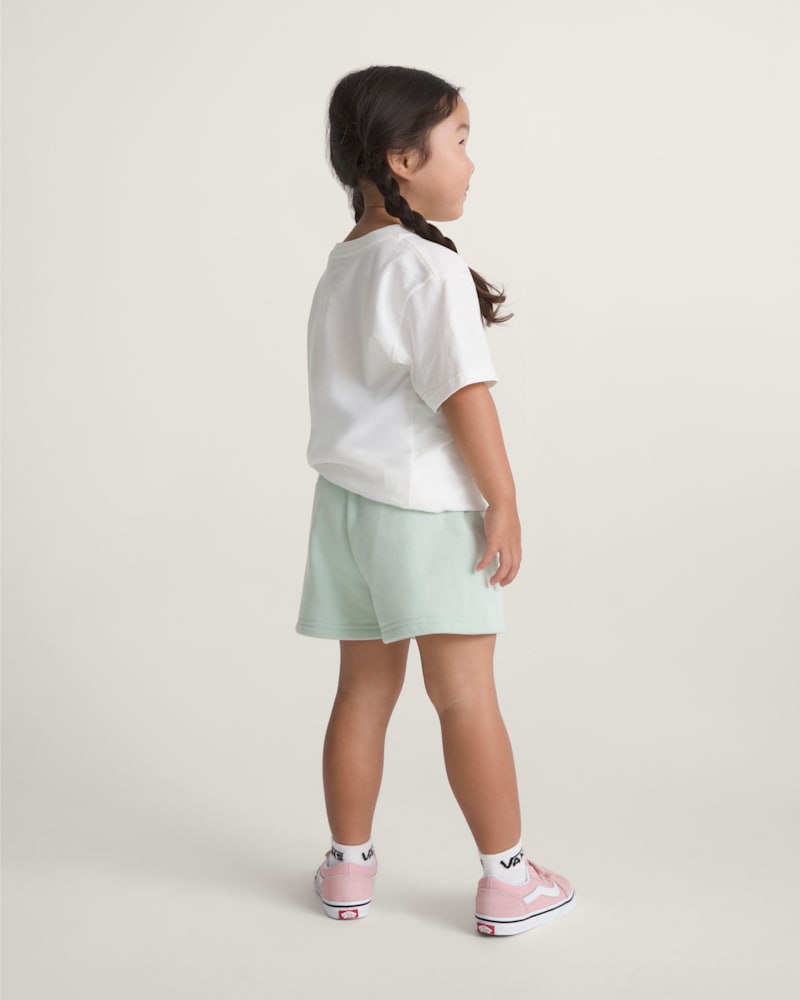 Детские кроссовки Vans Little Kids Script Logo Sweatshort — фото 5