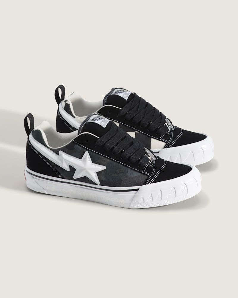 Мужские кроссовки Vans x BAPE Premium Knu Skool — фото 2