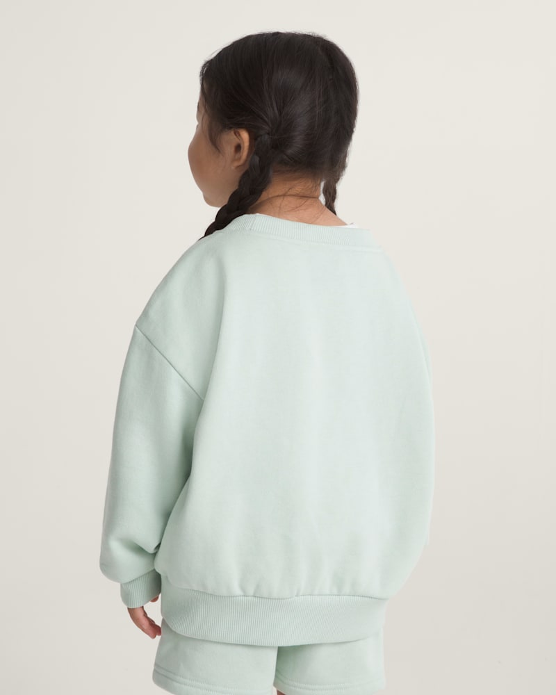 Детские свитеры Vans Little Kids Script Logo Crew Pullover — фото 4
