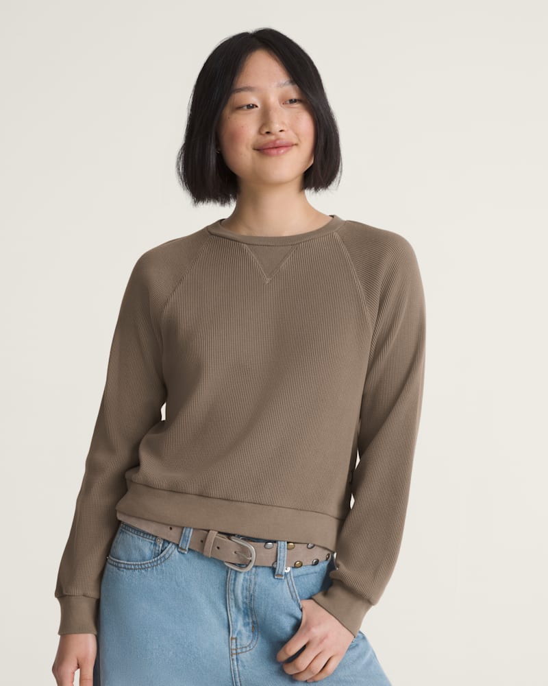 Женские худи Vans Cabrillo Long Sleeve Crew Sweatshirt