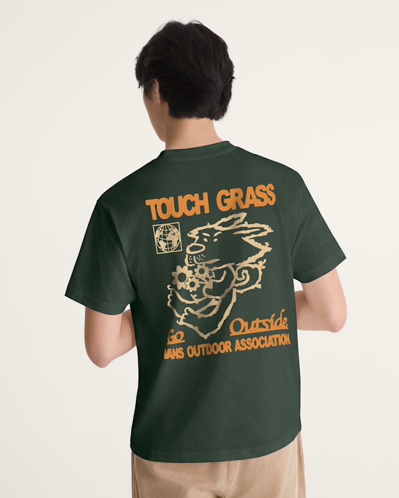 Мужские футболки Vans Touch Grass T-Shirt — фото 4