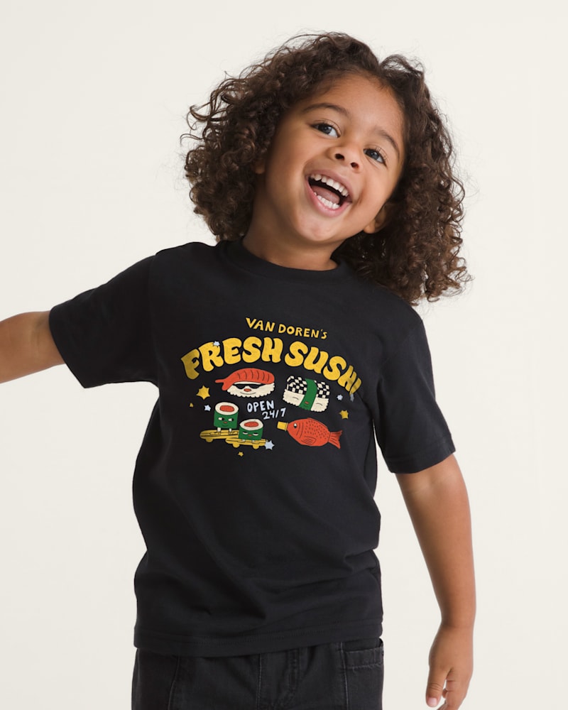 Детские футболки Vans Little Kids Rolled Fresh T-Shirt — фото 3