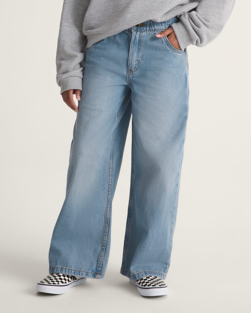 Детские брюки Vans Kids Judy Denim Elastic Waist Pants — фото 3