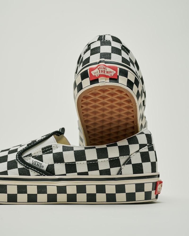 Кроссовки Vans Classic Slip-On Checkerboard Shoe — фото 5