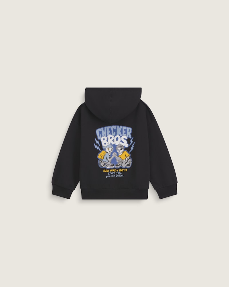 Детские худи Vans Little Kids Checker Bros Zip Set — фото 3