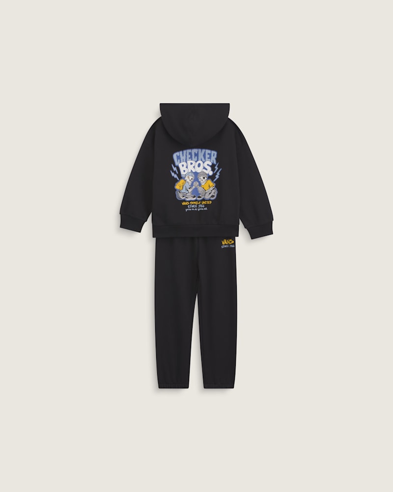 Детские худи Vans Little Kids Checker Bros Zip Set