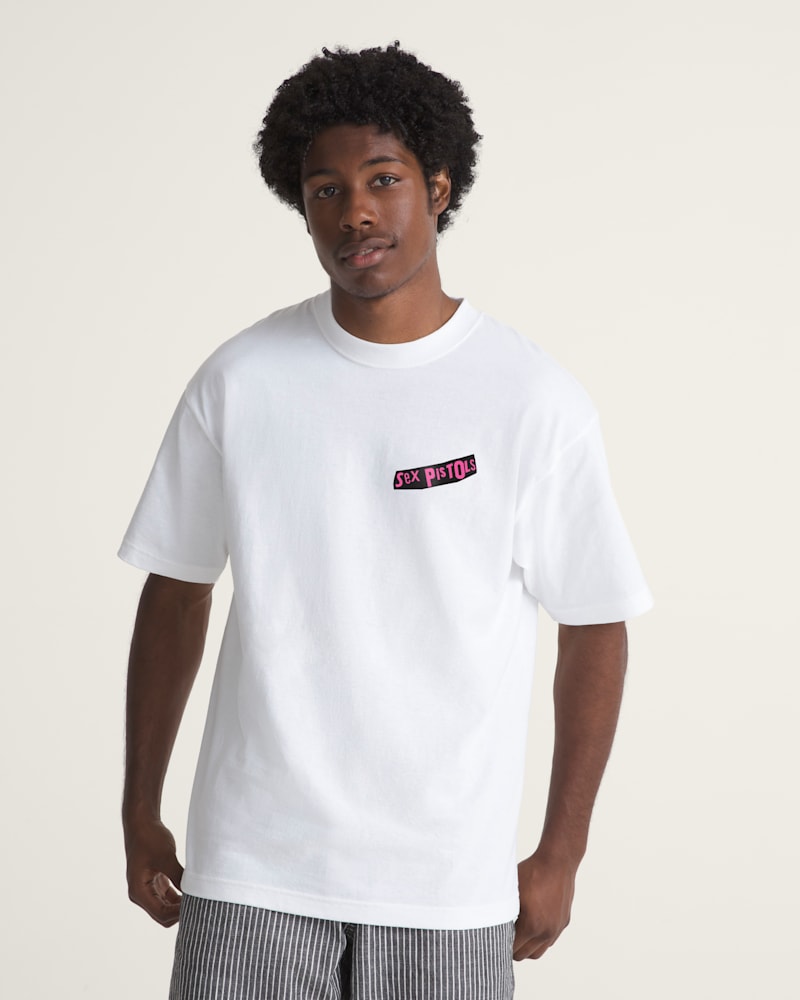 Мужские футболки Vans Sex Pistols Run Wild on the Green T-Shirt — фото 3