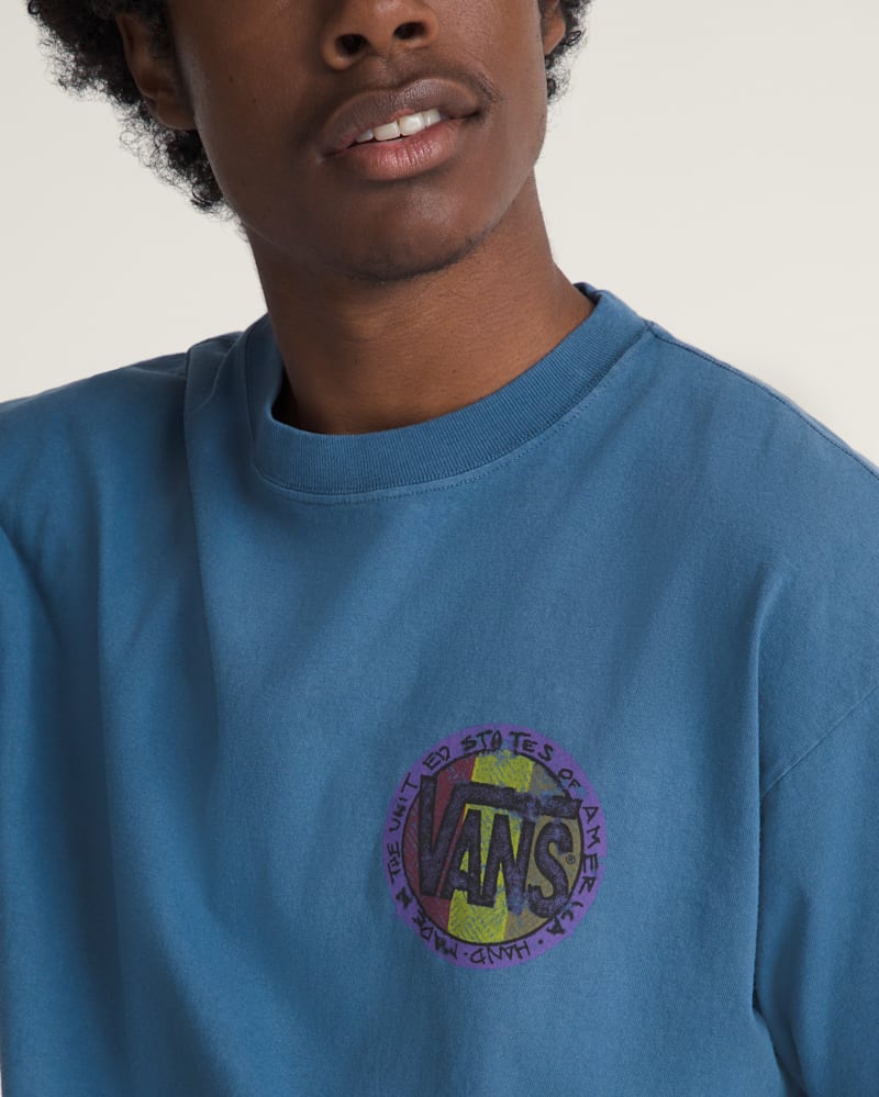 Детские футболки Vans Blotched Circle T-Shirt — фото 3