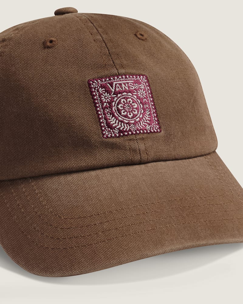 Женские головные уборы Vans Papel Picado Curved Bill Jockey Hat — фото 2